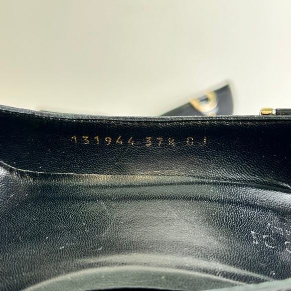 Vintage Gucci by Tom Ford Size 37.5 GG Logo Canvas Pointed Toe Heels/Pumps - Picture 8 of 11